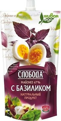 Майонез Слобода с базиликом 67%