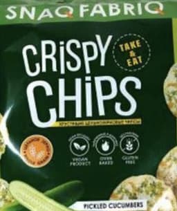 Чипсы рисовые Snaq Fabriq Crispy Chips малосольные
