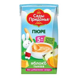 Детское пюре "Сады Придонья" - Яблоко-тыква
