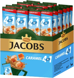 Jacobs 4в1 Caramel с карамельным вкусом