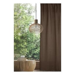 Штора "Home & Style" рогожка коричневая