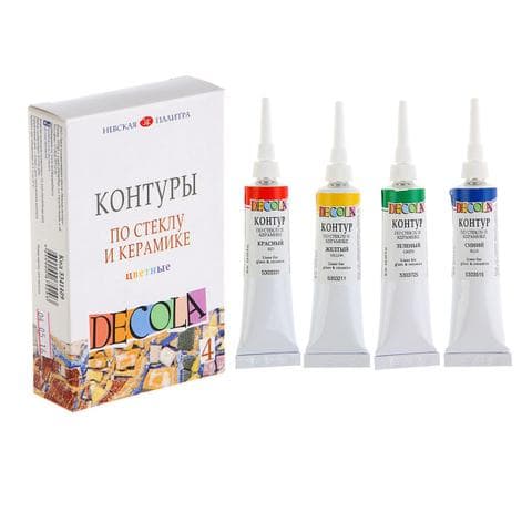 Контур по стеклу и керамике