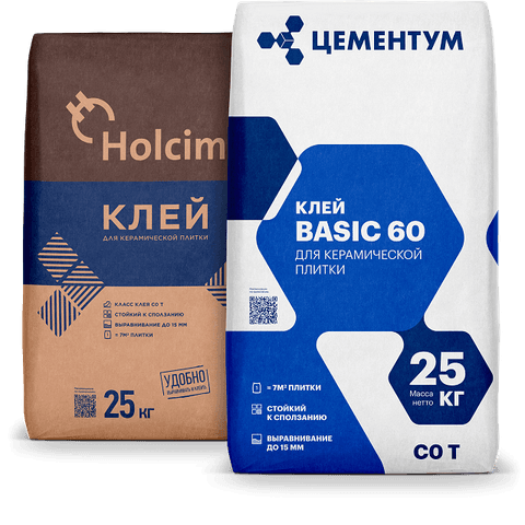 Клей С0 для керамической плитки ЦЕМЕНТУМ