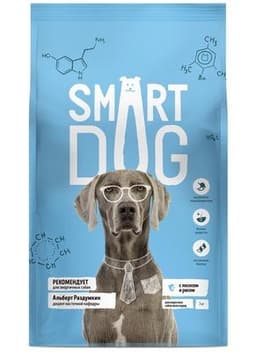 Smart Dog сухой корм для собак с лососем и рисом