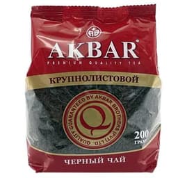 Чай черный листовой Akbar Классическая серия 200 г