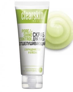 Скраб для лица Avon Сlearskin отшелушивающий с экстрактами гамамелиса