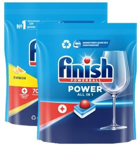 Таблетки для посудомоечной машины Finish All in 1