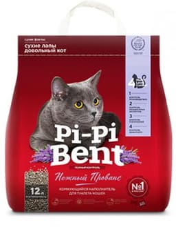 Комкующийся наполнитель Pi-Pi Bent Нежный Прованс