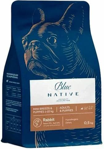 Blue Native сухой корм для щенков и мелких пород