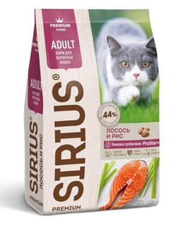Сухой корм для кошек Sirius
