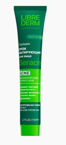 Серацин матирующий крем Librederm 