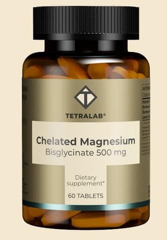 TETRALAB Магний хелат 60 таб