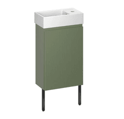 Тумба с раковиной и декор. ножками Wellsee WC Area