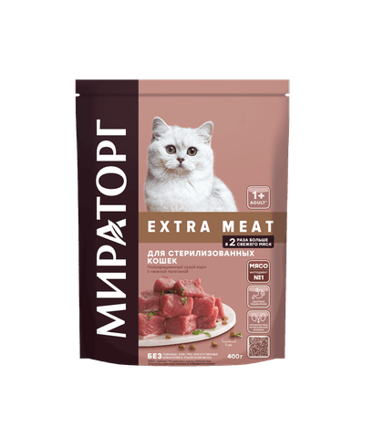 Сухой корм Мираторг Extra meat