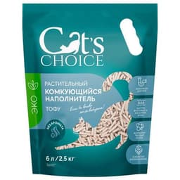 Наполнитель тофу Cat's choice без аромата
