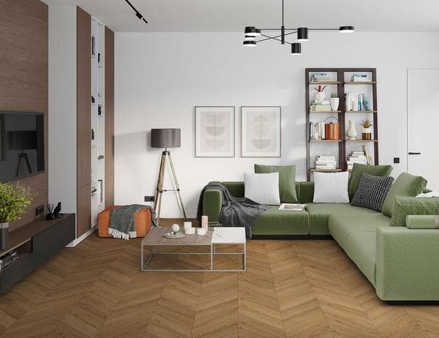SPC Ламинат DAMY FLOOR Chevron Лувр