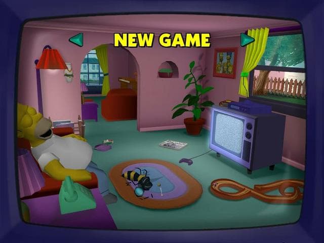 Игра "The Simpsons Hit & Run" — фото из отзыва «Смешная.»