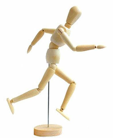 Деревянная модель для рисования «Человек» — фото из отзыва «С таким подспорьем каждый захочет стать художником.» (2 из 2)
