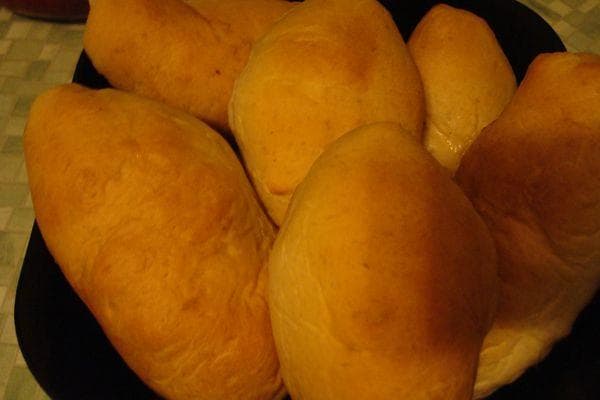 Пирожки домашние с капустой — фото из отзыва «Вкусные и сытные»