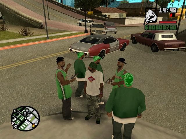 Игра "GTA San Andreas" — фото из отзыва «Привлекательная игра 2005 года.»