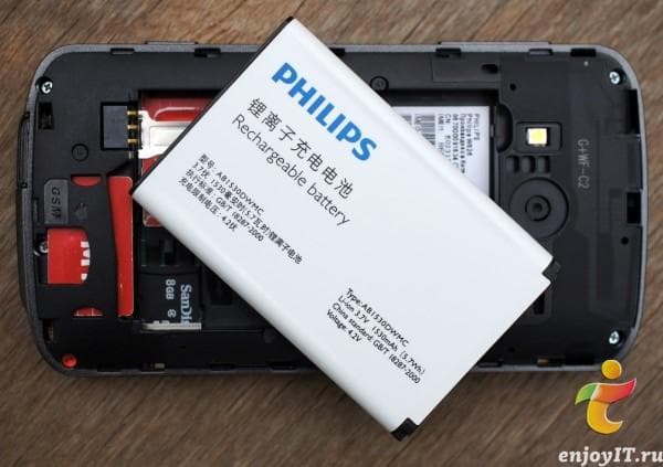 Телефон Philips W626 — фото из отзыва «Бюджетный смартфон!» (1 из 3)