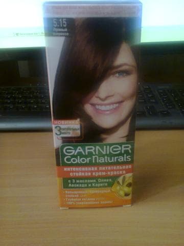 Краска для волос Garnier Colour naturals — фото из отзыва «Буду пользоваться» (1 из 2)