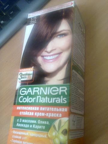 Краска для волос Garnier Colour naturals — фото из отзыва «Буду пользоваться» (2 из 2)