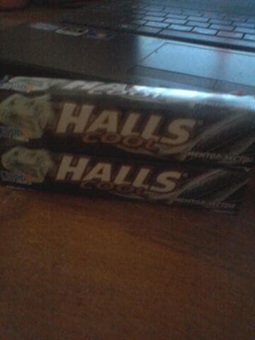 Halls cool ментол экстра — фото из отзыва «Хорош»