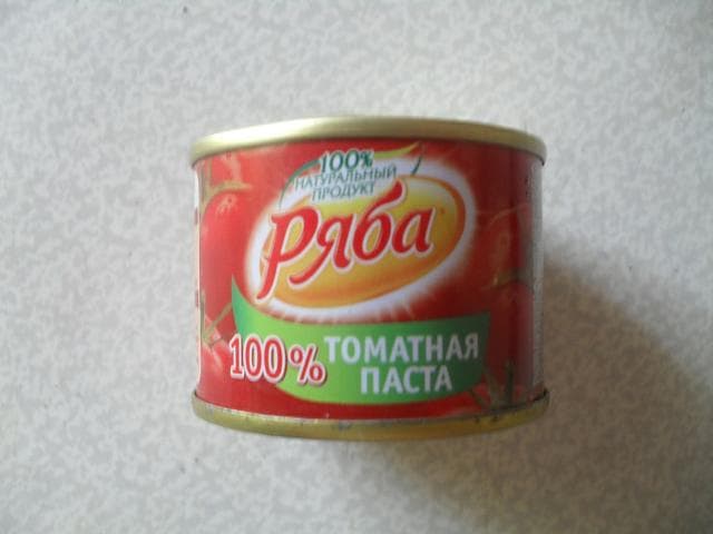 Томатная паста "Ряба" — фото из отзыва «Отлично.» (1 из 3)