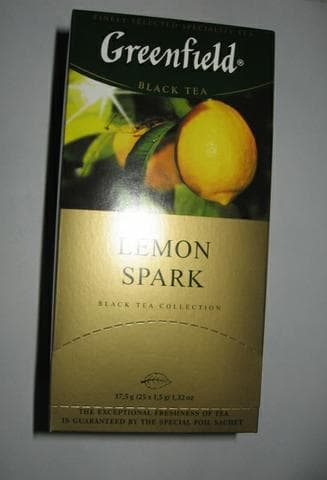 Чай Greenfield Lemon Spark черный — фото из отзыва «Мне тоже понравился! Очень вкусный чай от ГРИНФИЛД!» (1 из 3)