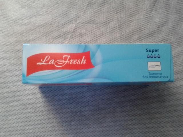 Тампоны без аппликатора La Fresh — фото из отзыва «Надежные и комфортные.» (2 из 3)