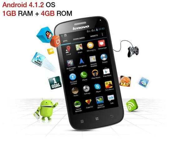 Телефон Lenovo A760 — фото из отзыва «Качественный смартфон (Lenovo) A760 на TinyDeal.com» (3 из 4)