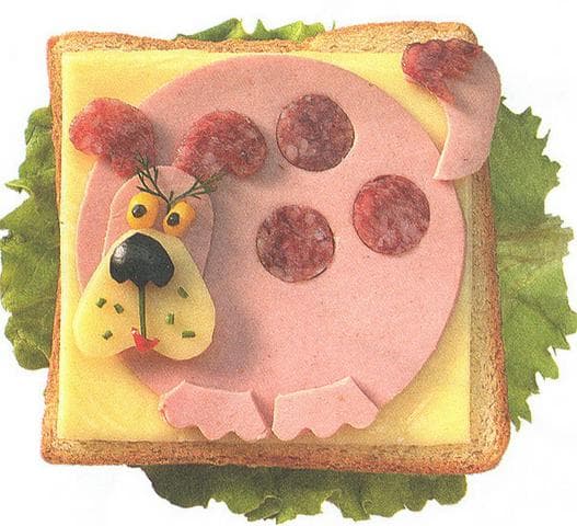 Бутерброд — фото из отзыва «Быстро вкусно питательно разнообразно» (2 из 8)