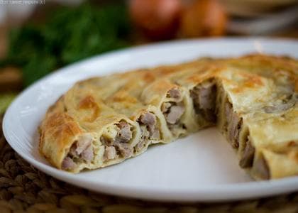 Сербский Бурек пирог — фото из отзыва «Вкусно» (1 из 2)