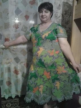 Вязаные платье — фото из отзыва «Вязаное платье-изобретение на все времена года.»