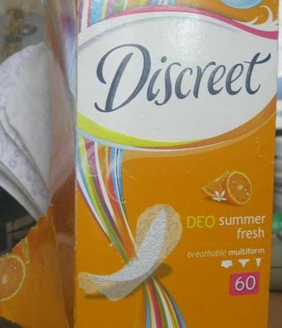 Прокладки "Discreet" водная лилия — фото из отзыва «Девочки, ни в коем случае! Очень большой вред здоровью!»