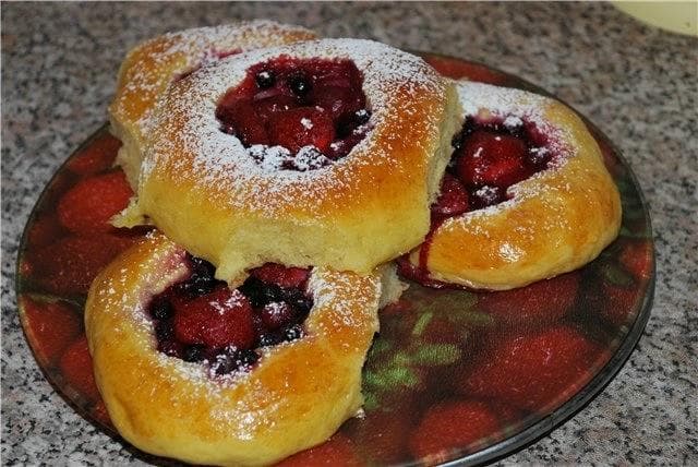 Ватрушки — фото из отзыва «Булочки с творогом» (2 из 3)