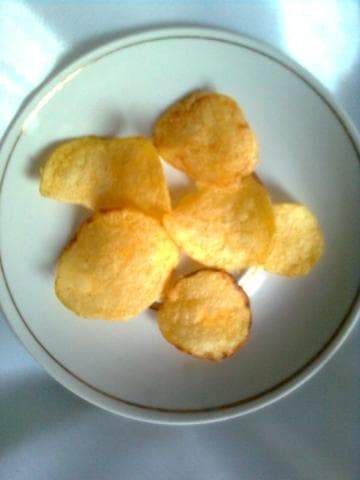 Чипсы "Lays" зелёный лук — фото из отзыва «Из натурального картофеля» (1 из 4)