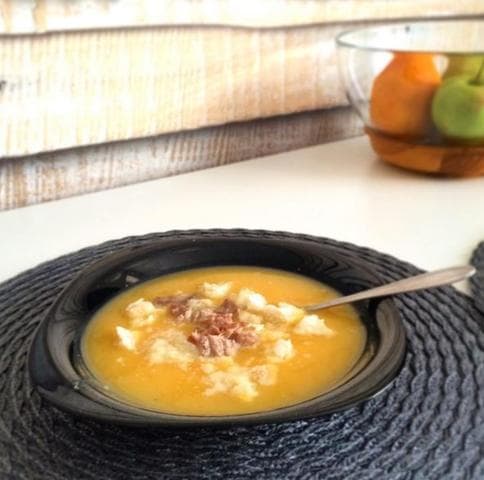 Суп-пюре гороховый с беконом — фото из отзыва «Вкуснейший и полезный суп»