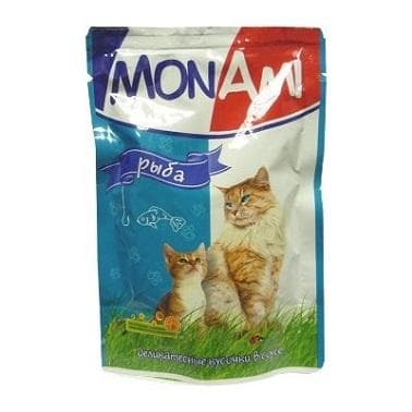 Mon Ami корм для кошек — фото из отзыва «Благодарность производителям корма монами (пауч)»