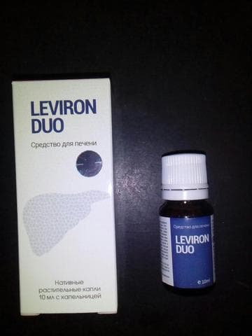Leviron DUO — фото из отзыва «Классный препарат от печени»