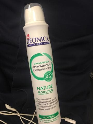 Антиперспирант Deonica Nature Protection — фото из отзыва «Квасцовый дезодорант?? Да это просто находка!»