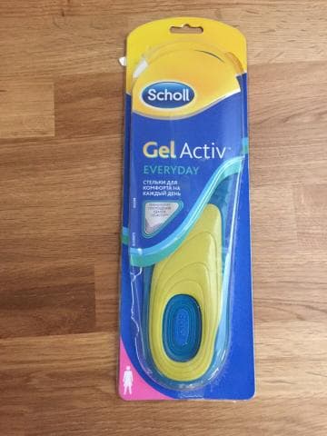 Scholl GelActiv Everyday — фото из отзыва «Стельки для обуви на каждый день» (1 из 5)
