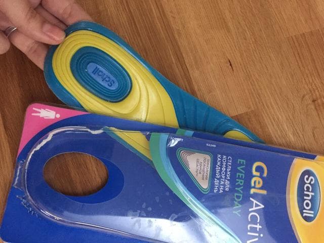 Scholl GelActiv Everyday — фото из отзыва «Стельки для обуви на каждый день» (2 из 5)