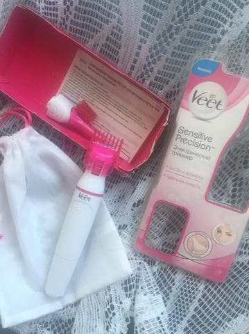 Электрический триммер Veet Sensitive Precision — фото из отзыва «Хороший гаджет» (1 из 4)
