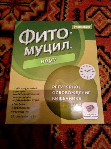 Фитомуцил норм — фото из отзыва «Не поможет от острого запора! Прождете у моря погоды.» (10 из 10)
