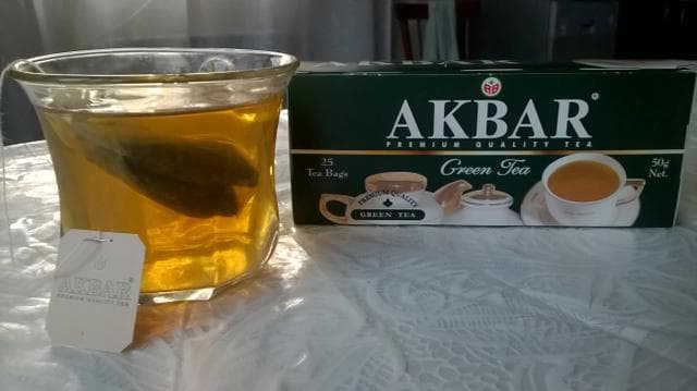 Чай Акбар зеленый 25 пак. — фото из отзыва «Вкусный»