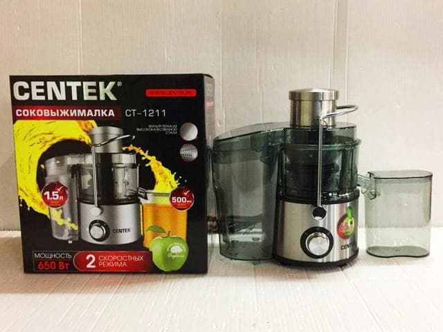 Соковыжималка CENTEK CT-1211 — фото из отзыва «Заряд витаминами каждый день!»