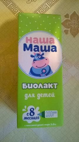 Биолакт Наша Маша — фото из отзыва «Вкусный и полезный, недорогой, отличный продукт»