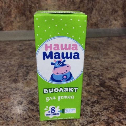 Биолакт Наша Маша — фото из отзыва «Вкусный и полезный биолакт "Наша Маша"» (1 из 5)